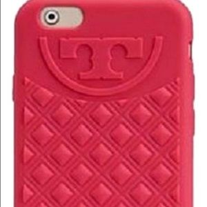 Tory Burch Fleming diamond IPhone 6 Case Pink -New